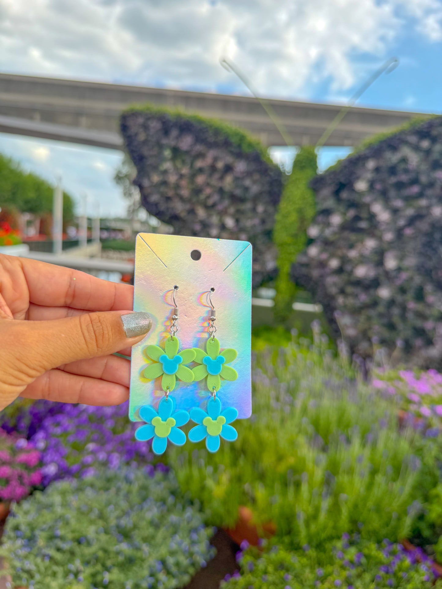Tiered Daisy Earrings
