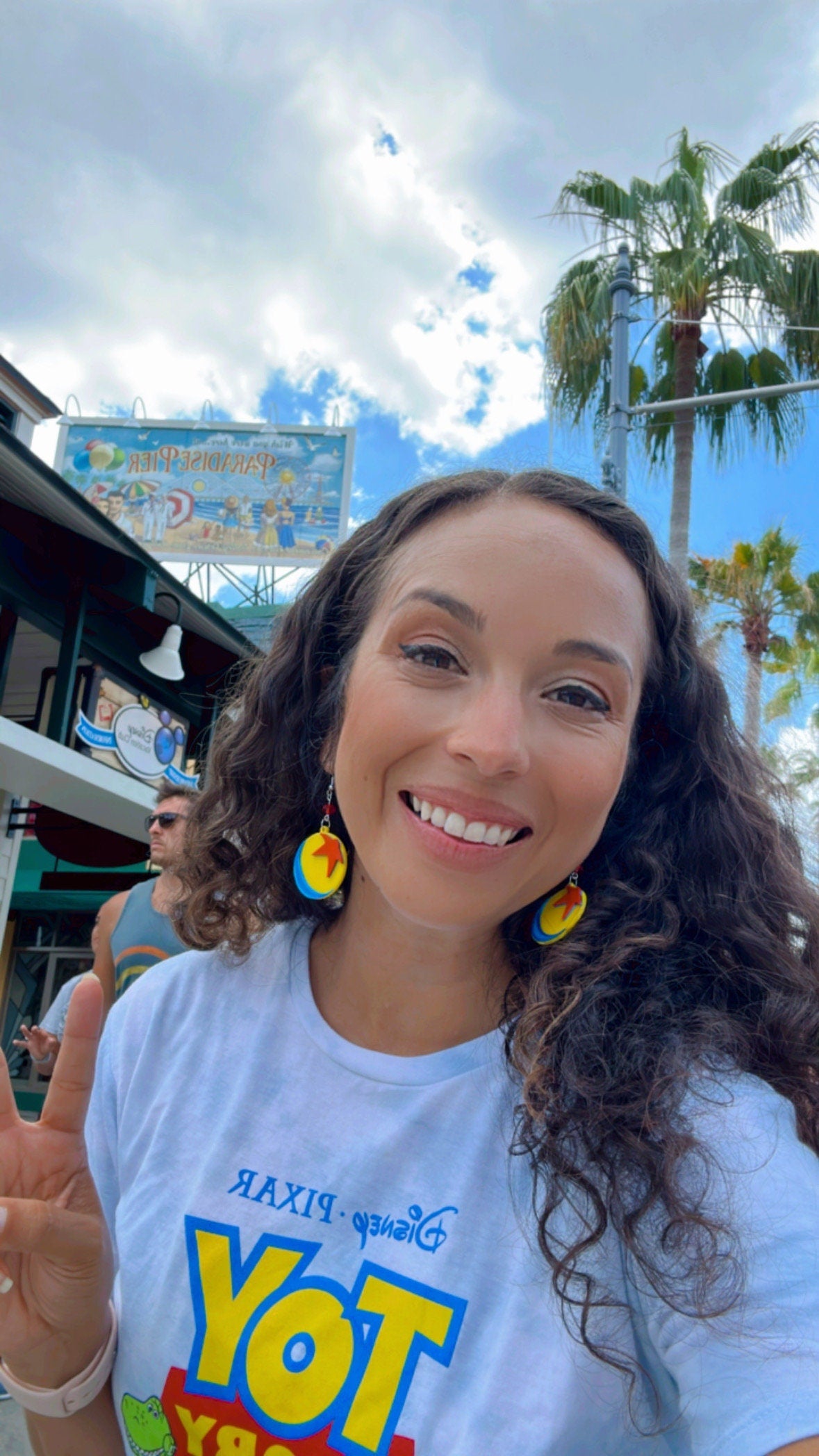 3D printed Pixar Ball earrings - Pixar Earrings - Pixar Lamp earrings - Pixar fest - Luxo Ball earrings Toy story