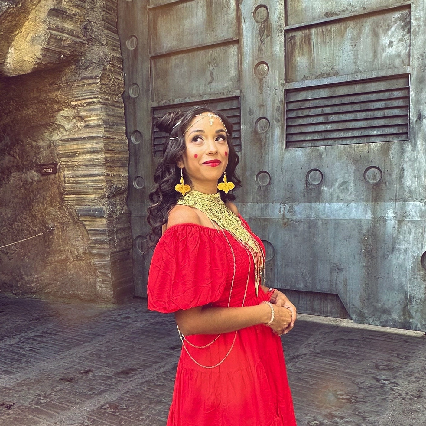 Naboo earrings - Queen Amidala earrings 3D Printed earrings - Star Wars inspired earrings - Galaxy’s Edge - May the force - Padme