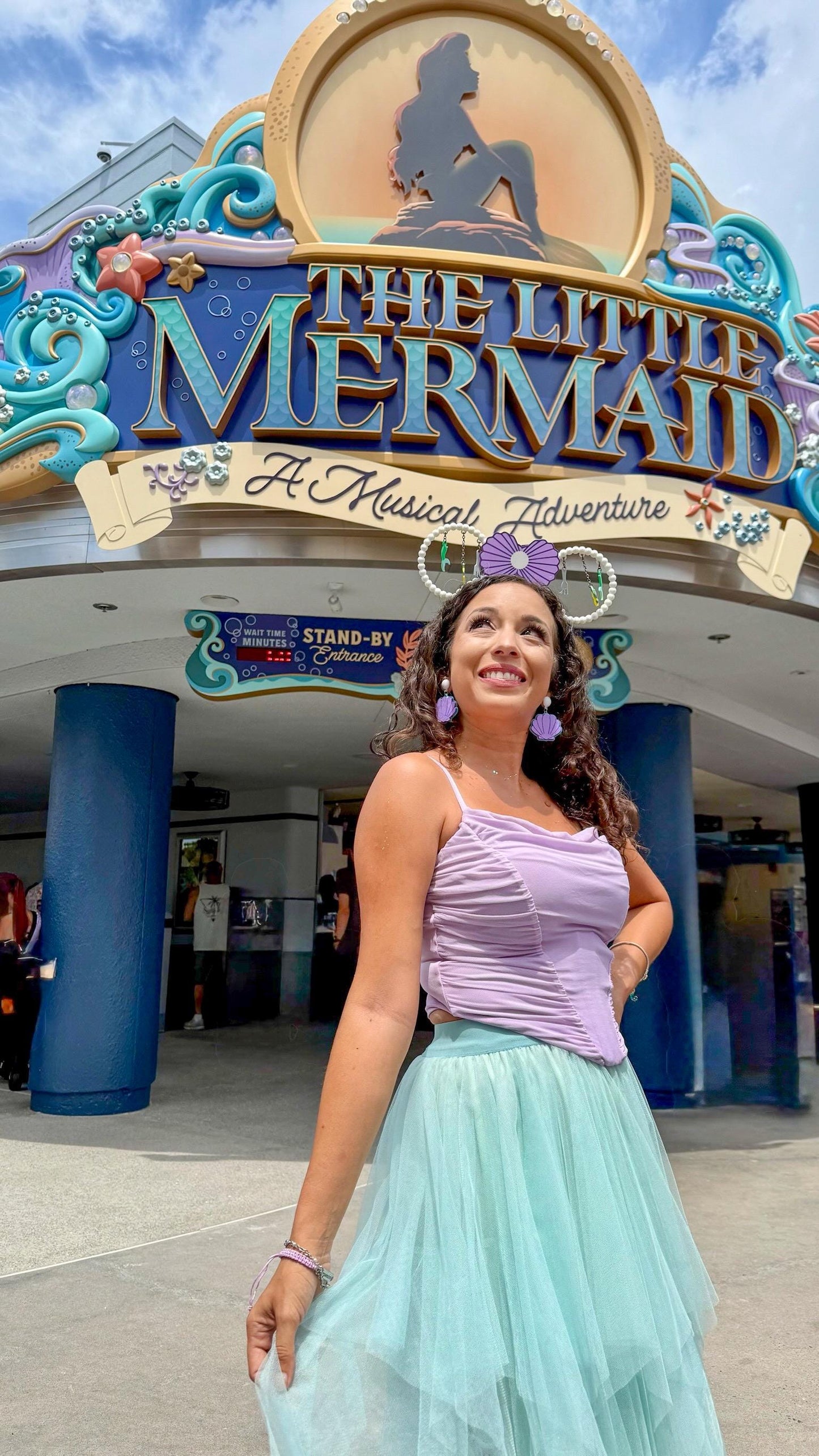 Mermaid Shell Earrings, Seashell Earrings, 3D Printed Sea Shell earrings, Ariel Inspired Earrings, 3D printed mermaid earrings