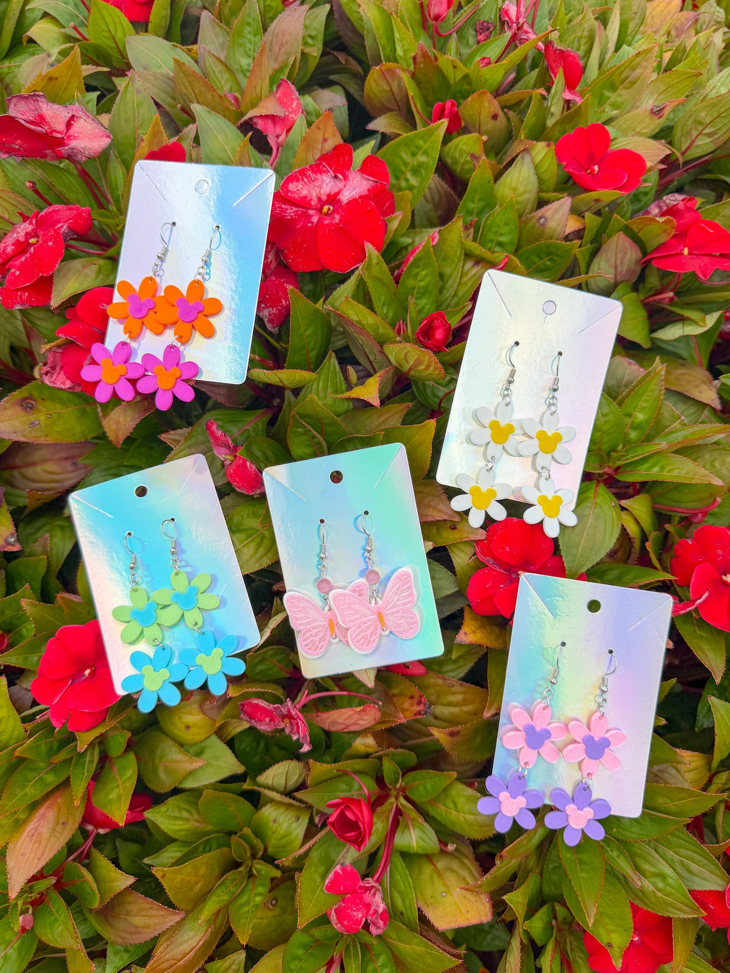 Tiered Daisy Earrings