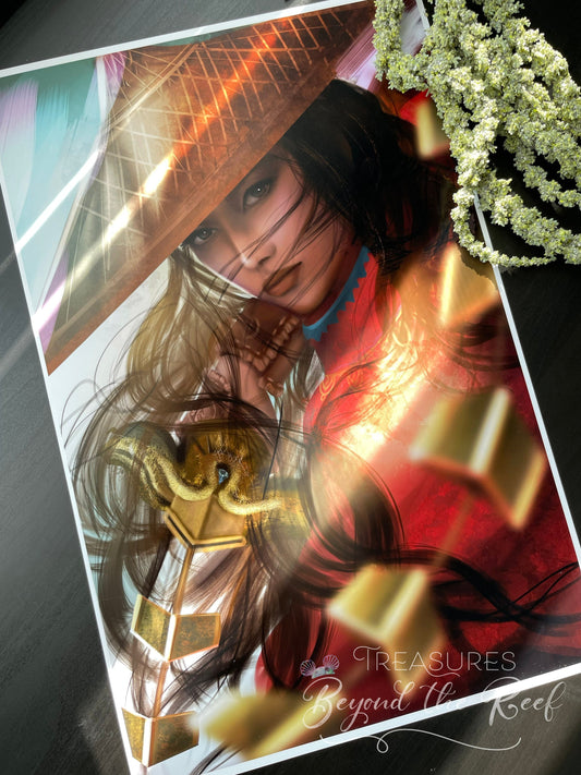 Raya the Last Dragon Digital 11x17" Print - Raya Art - Raya Inspired Art Print - Disney Princess Digital Print