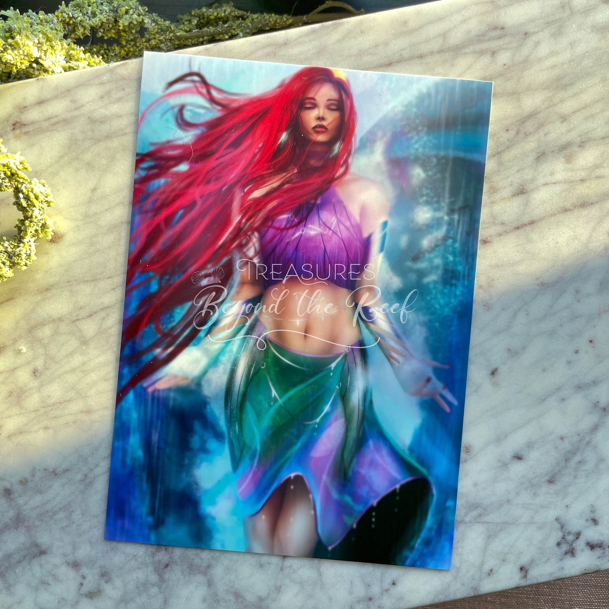 Disney Princess Inspired Art Prints - Small 5x7" art prints - Raya, Jasmine, Ariel, Mulan art prints
