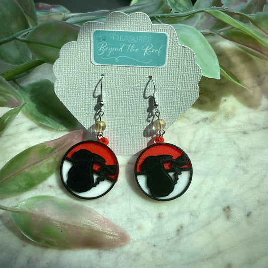 3D Printed Pokémon Earrings / Pikachu Earrings / Jigglypuff Earrings / Poke Ball / Gangar Charmander