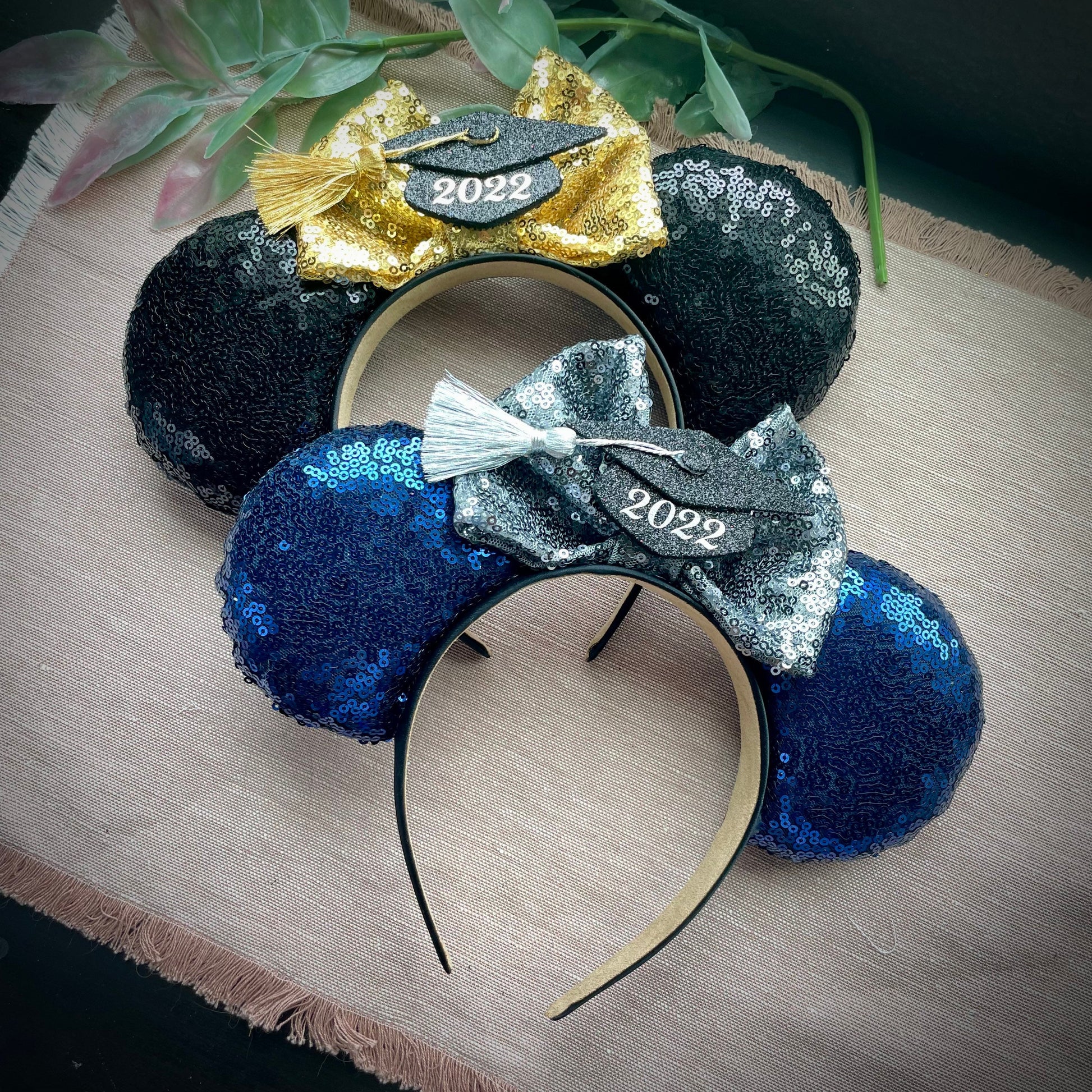 Graduation Minnie Mickey Ears - Customizable Graduation Mouse ears - Grad Ears, Graduation Minnie Ears, Grad Mickey Ears, Doctoral Tam ears