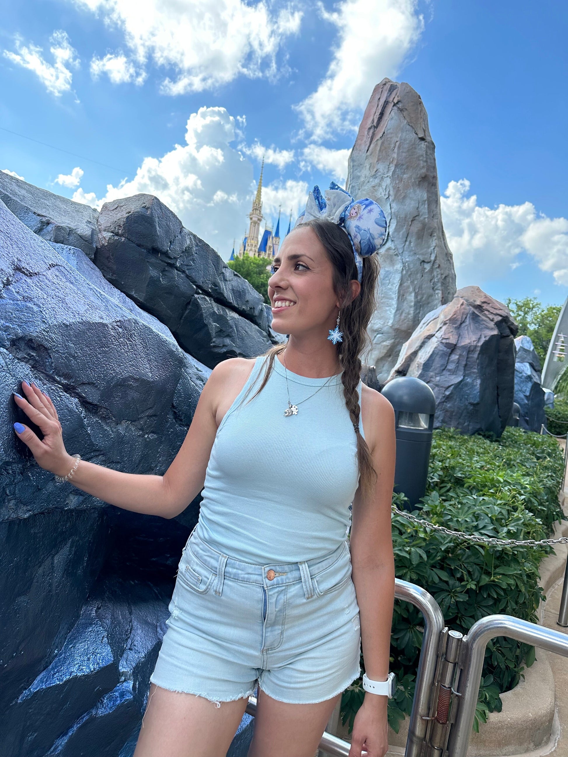 3D Printed Frozen Inspired Earrings - Snowgie earrings - Elsa Snowflake - Mickey Snowflake earrings - Winter Earrings - Snowman