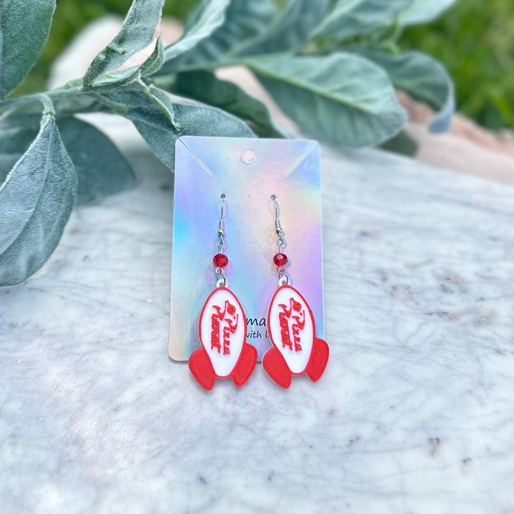 3D printed Buzz Pizza Planet inspired earrings - Buzz Lightyear earrings - Pizza Planet earrings - Toy Story earrings - Andy - Pixar fest