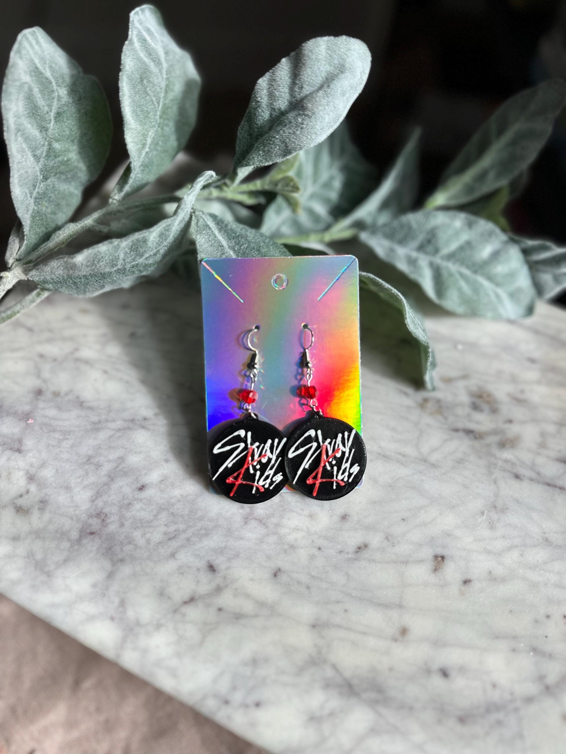 Stray kids earrings - SZK Stay earrings Dominate tour - Kpop earrings - Felix Bang Chan Han IN Changbin Hyunjin Lee Know