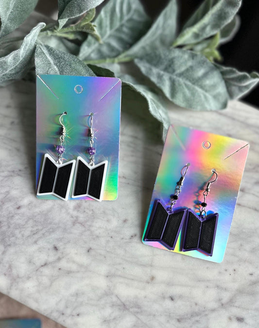 Jhope Hope on the Stage Earrings, Jung Hoseok, BTS earrings - HOBI Flower - Army earrings