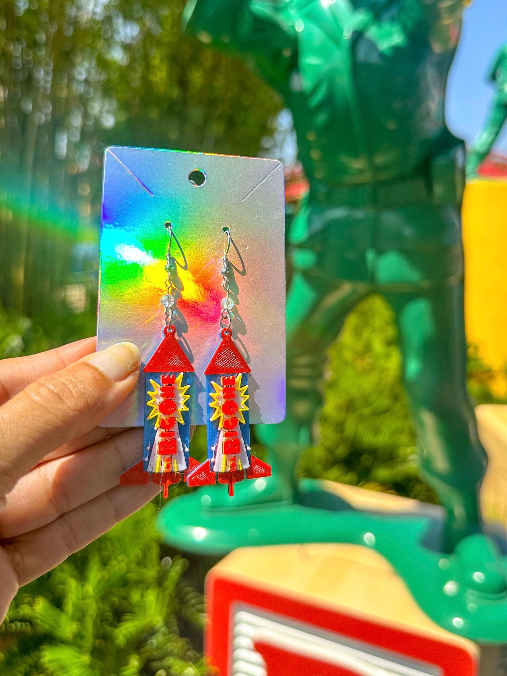 Toy Story Sid Inspired earrings - Sid Toy earrings - Baby Face, Ducky, the big one - Toy Story 3D printed earrings - Goth Disney