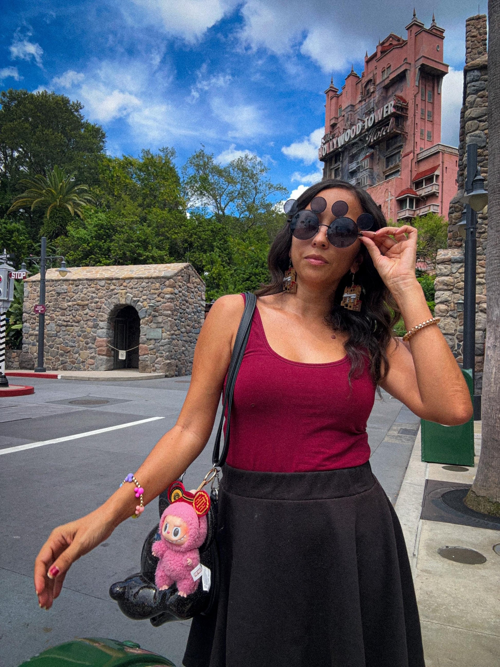 3D Printed Tower of Terror Earrings - Hollywood Studios Inspired