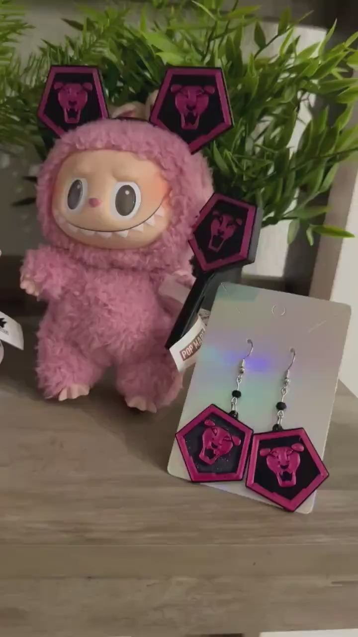 K-Pop Hunters Inspired Ears Headbands Saja Boys & Huntrix Earrings - Labubu Huntr/x Saja boys Fan Light Stick Doll Accessory Kpop Lightstick