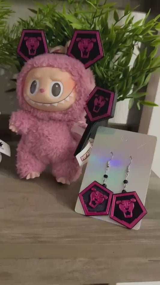 K-Pop Hunters Inspired Ears Headbands Saja Boys & Huntrix Earrings - Labubu Huntr/x Saja boys Fan Light Stick Doll Accessory Kpop Lightstick